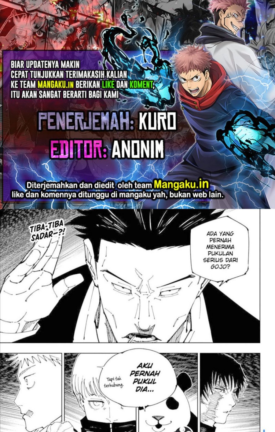 Read Jujutsu Kaisen id Manga Online