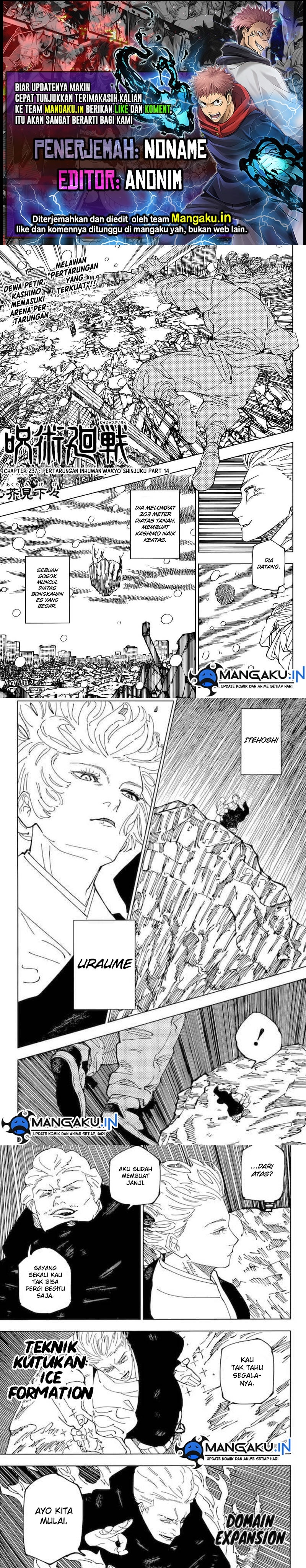 Read Jujutsu Kaisen id Manga Online