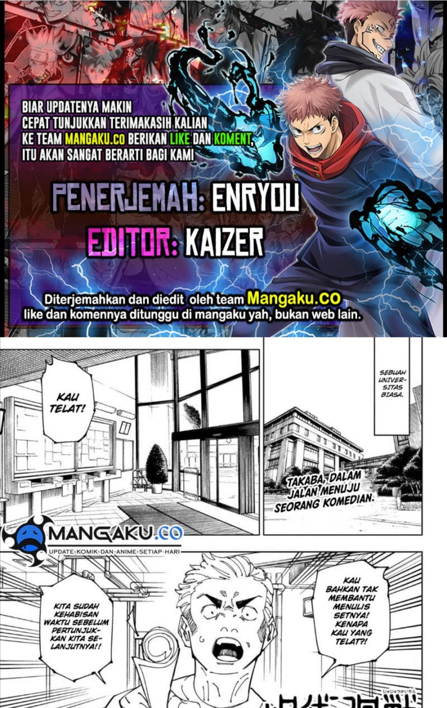 Read Jujutsu Kaisen id Manga Online