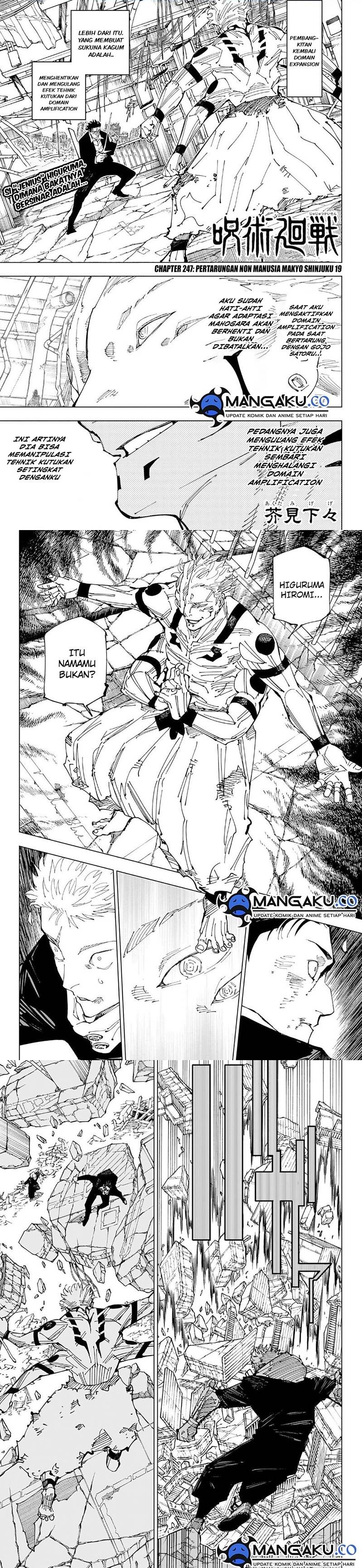 Read Jujutsu Kaisen id Manga Online
