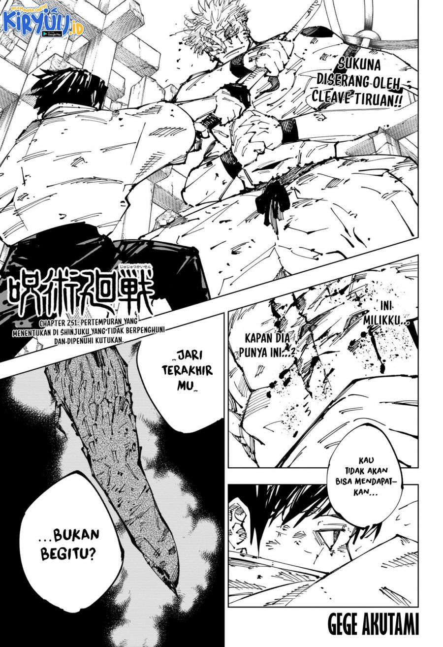 Read Jujutsu Kaisen id Manga Online