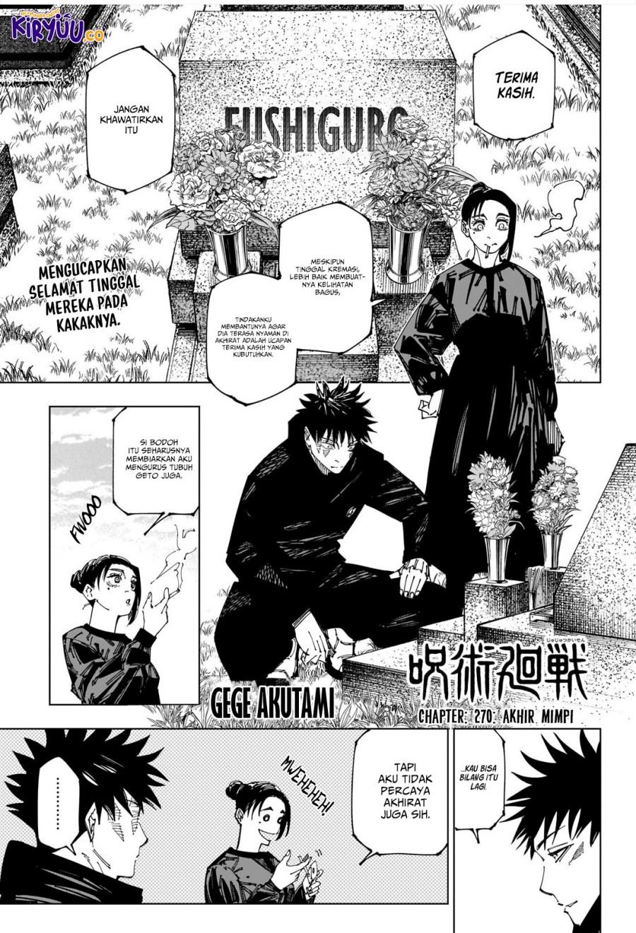 Read Jujutsu Kaisen id Manga Online