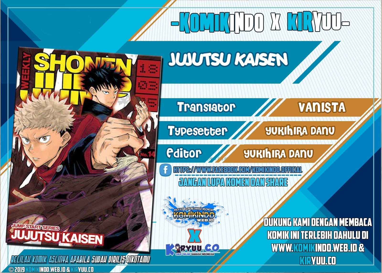 Read Jujutsu Kaisen id Manga Online