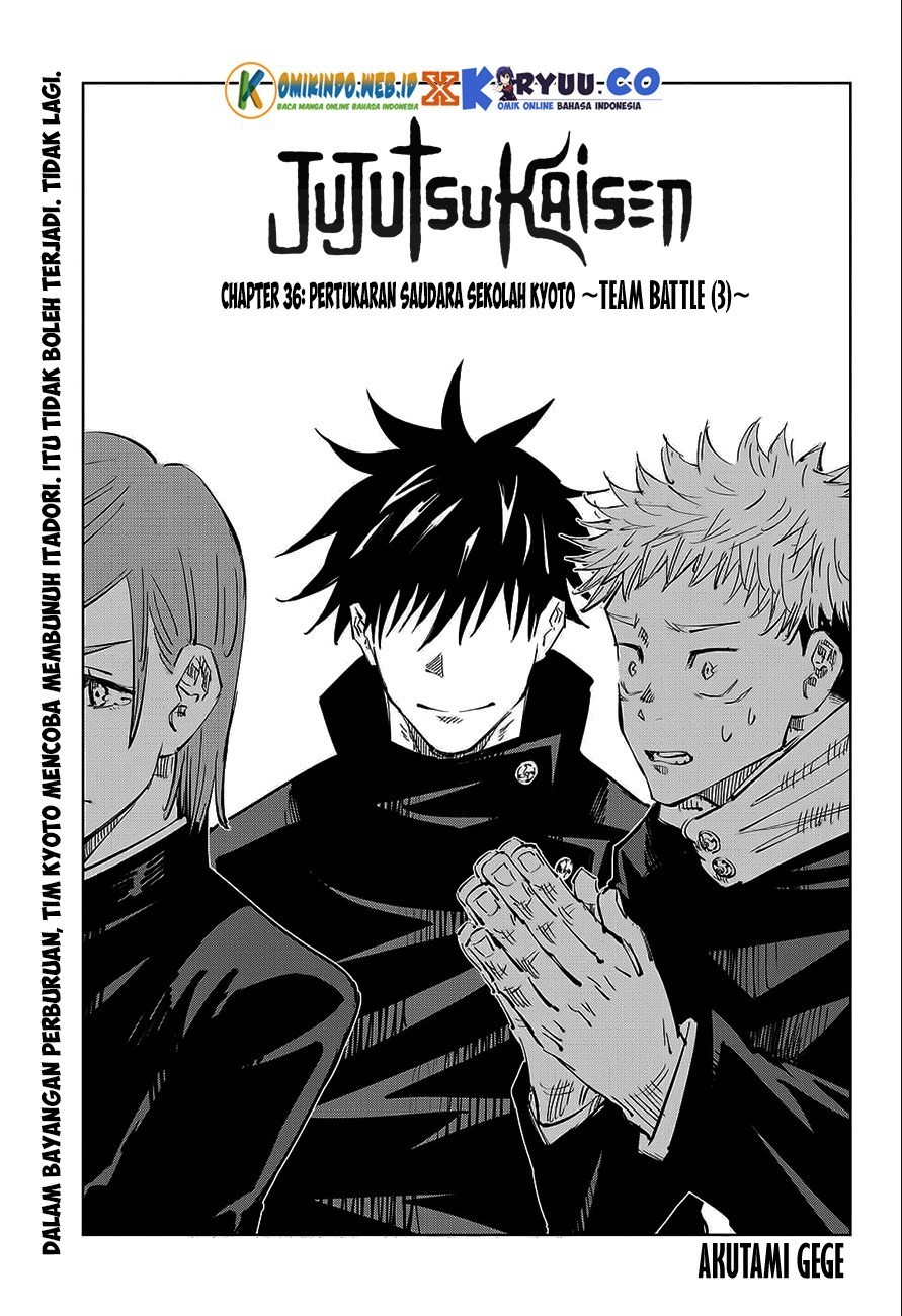 Read Jujutsu Kaisen id Manga Online
