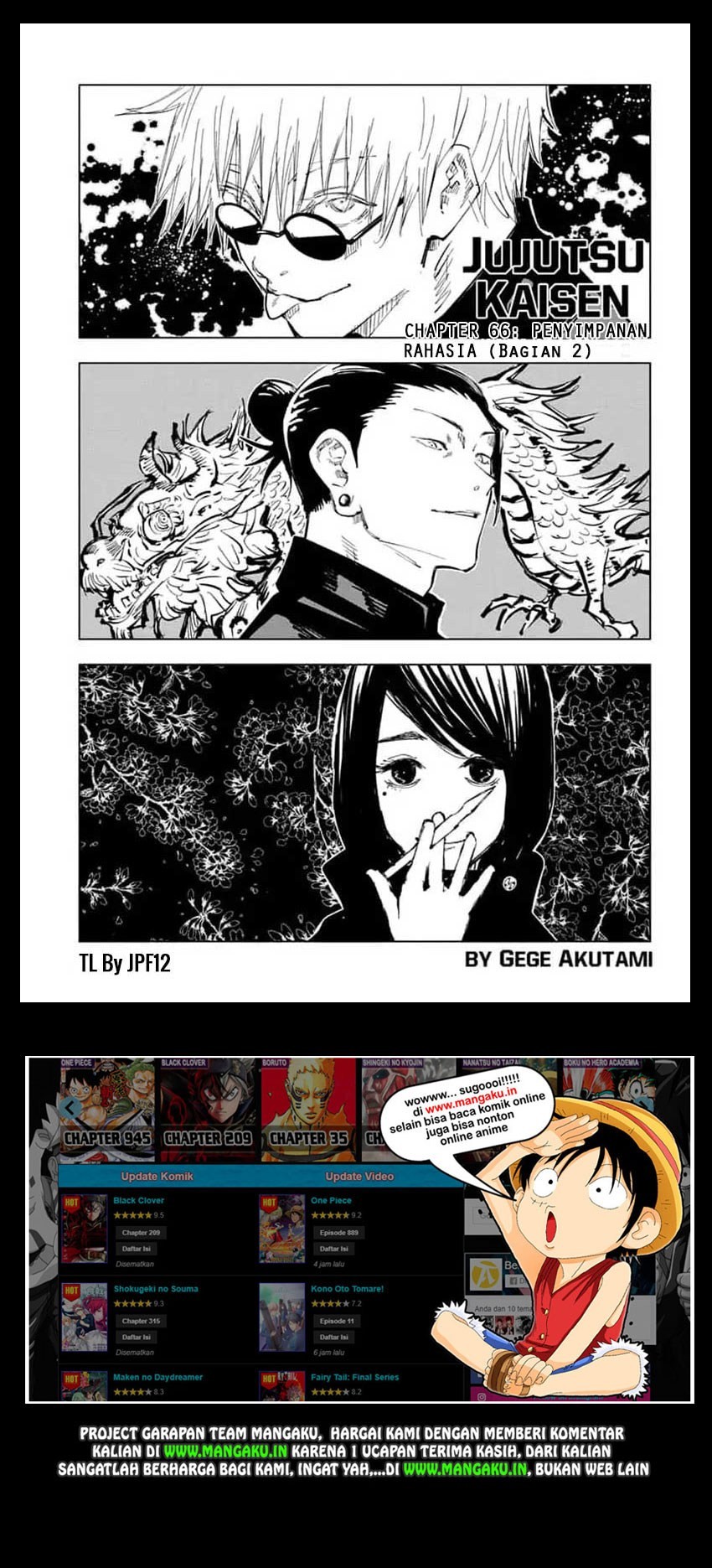 Read Jujutsu Kaisen id Manga Online