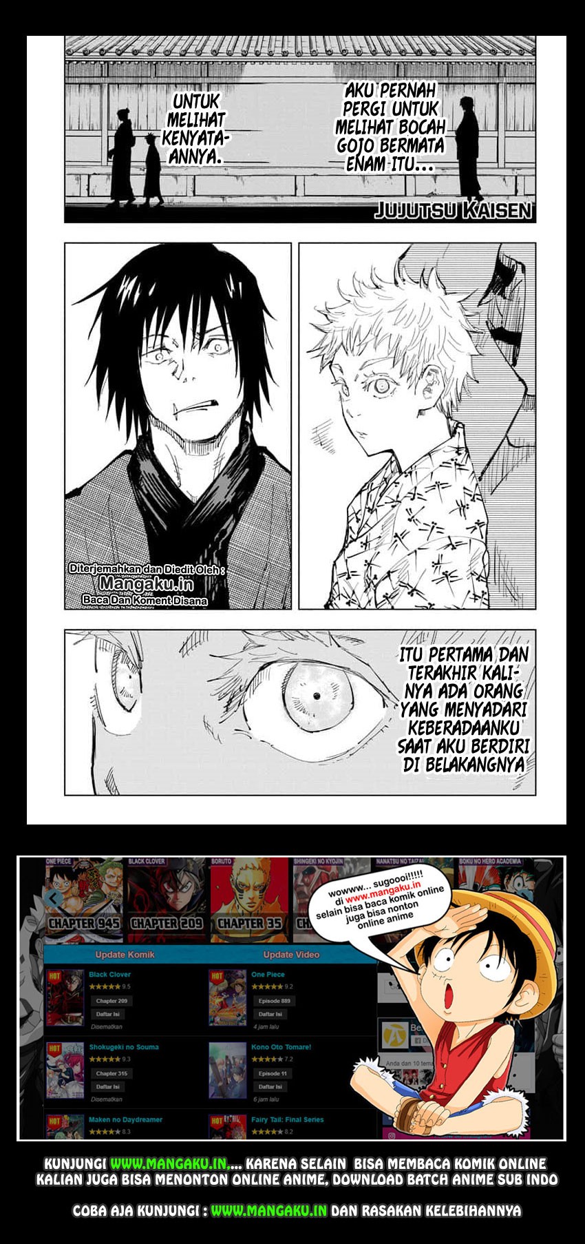 Read Jujutsu Kaisen id Manga Online