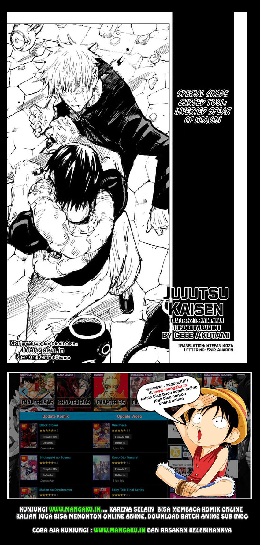 Read Jujutsu Kaisen id Manga Online