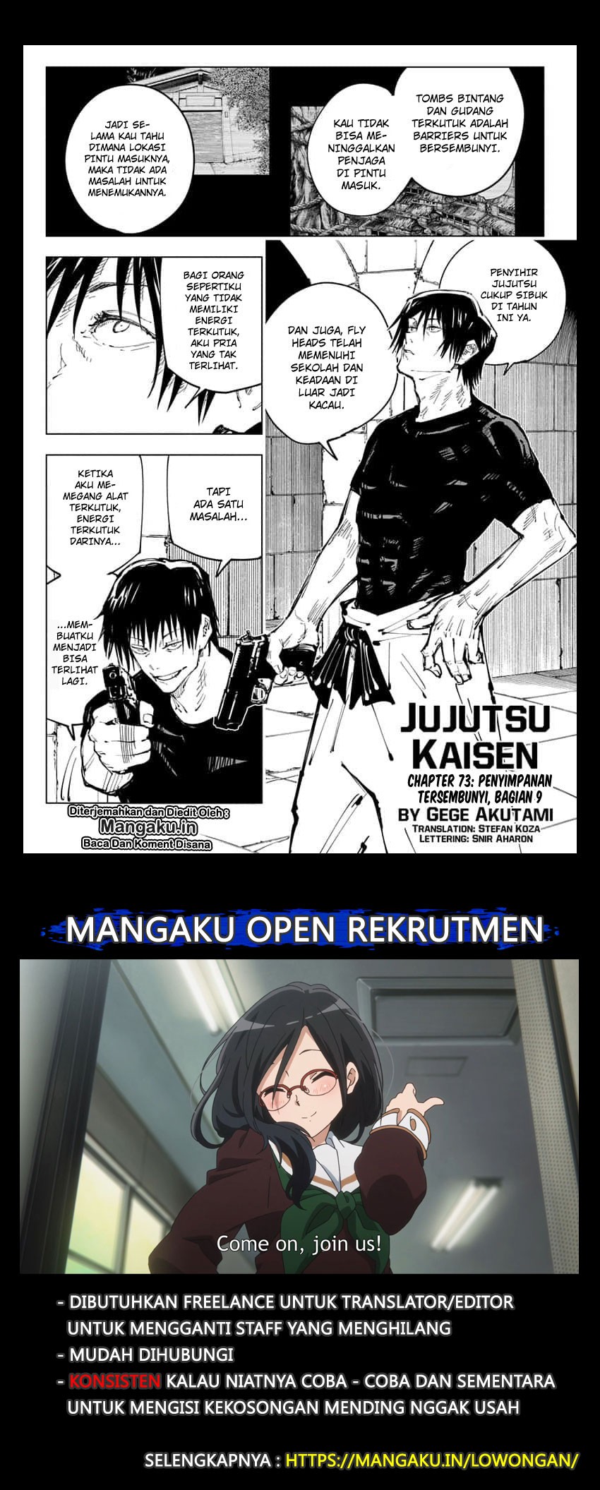Read Jujutsu Kaisen id Manga Online