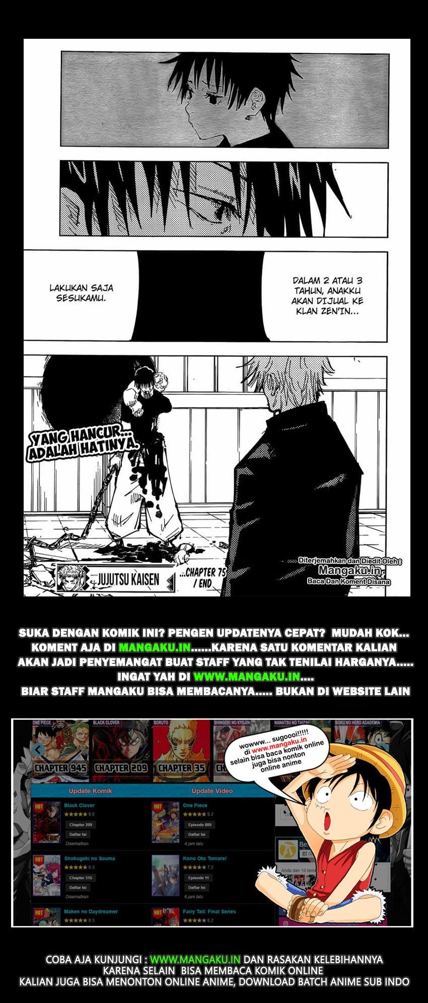 Read Jujutsu Kaisen id Manga Online