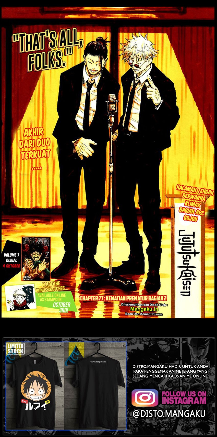 Read Jujutsu Kaisen id Manga Online