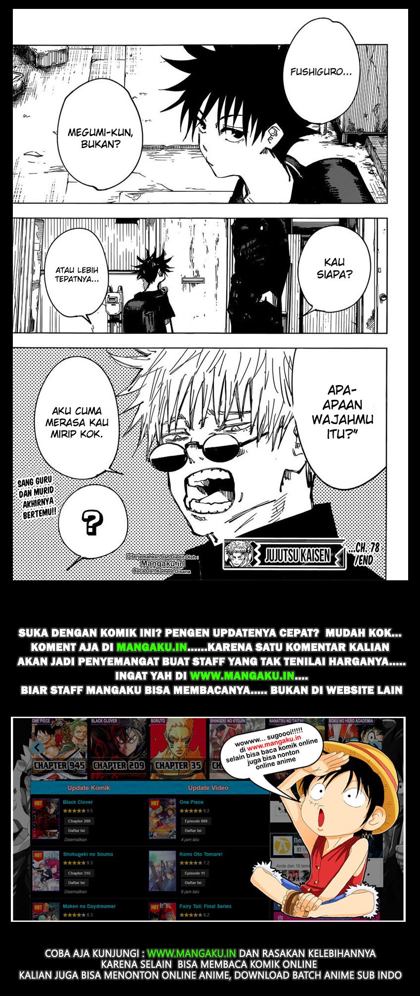 Read Jujutsu Kaisen id Manga Online