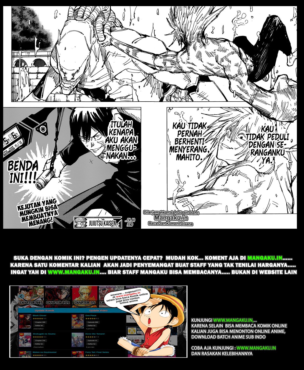 Read Jujutsu Kaisen id Manga Online