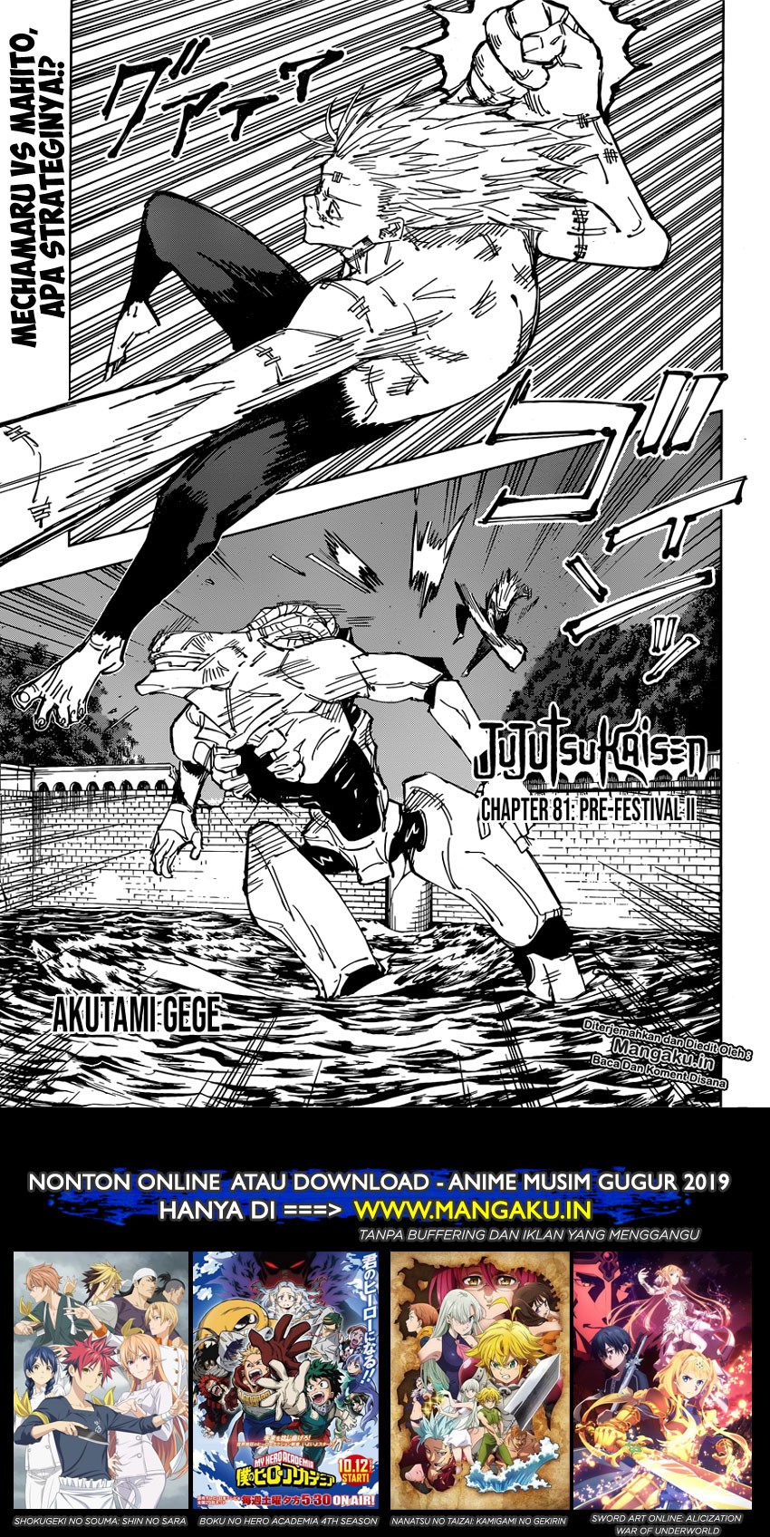 Read Jujutsu Kaisen id Manga Online