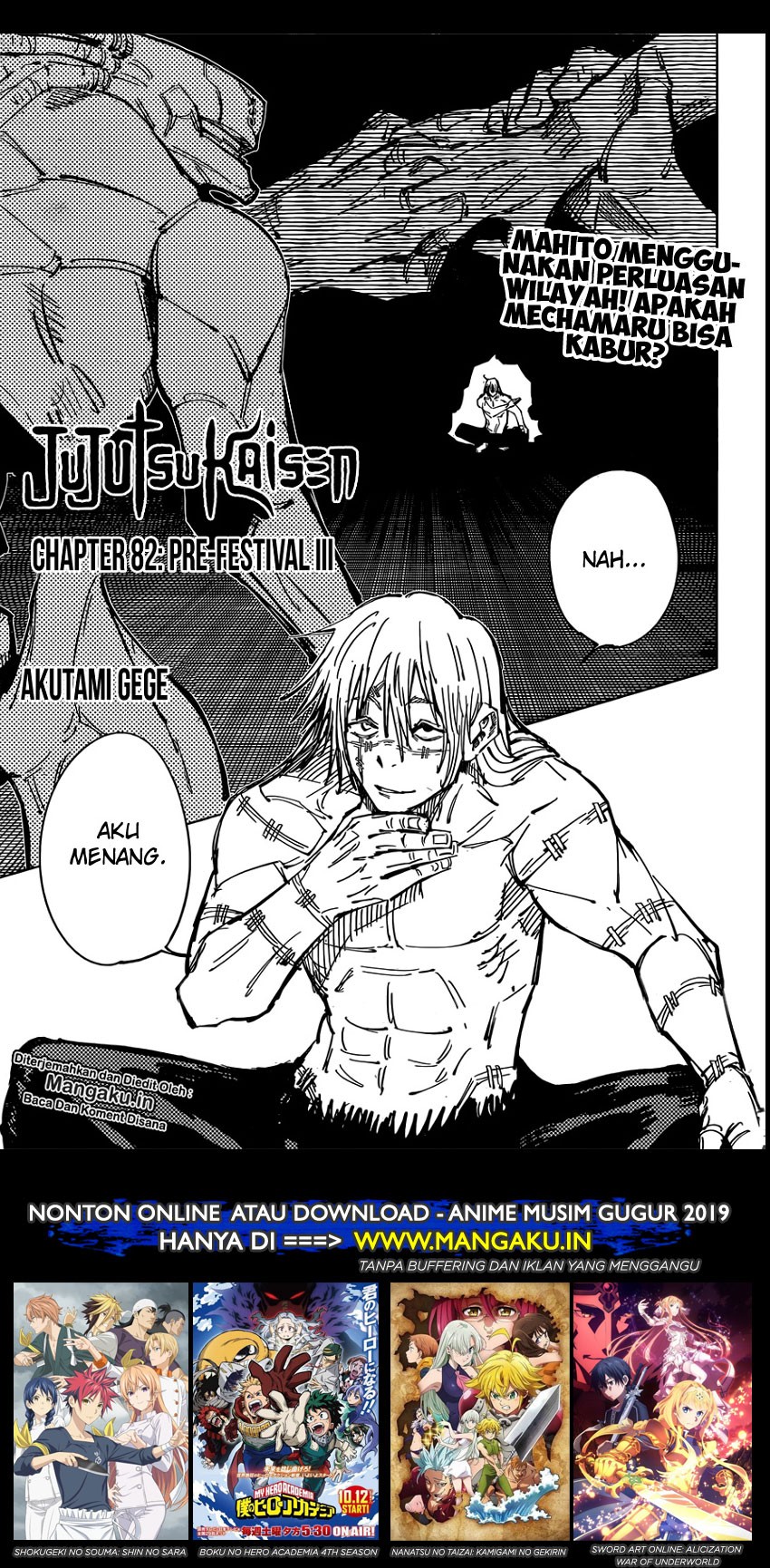 Read Jujutsu Kaisen id Manga Online