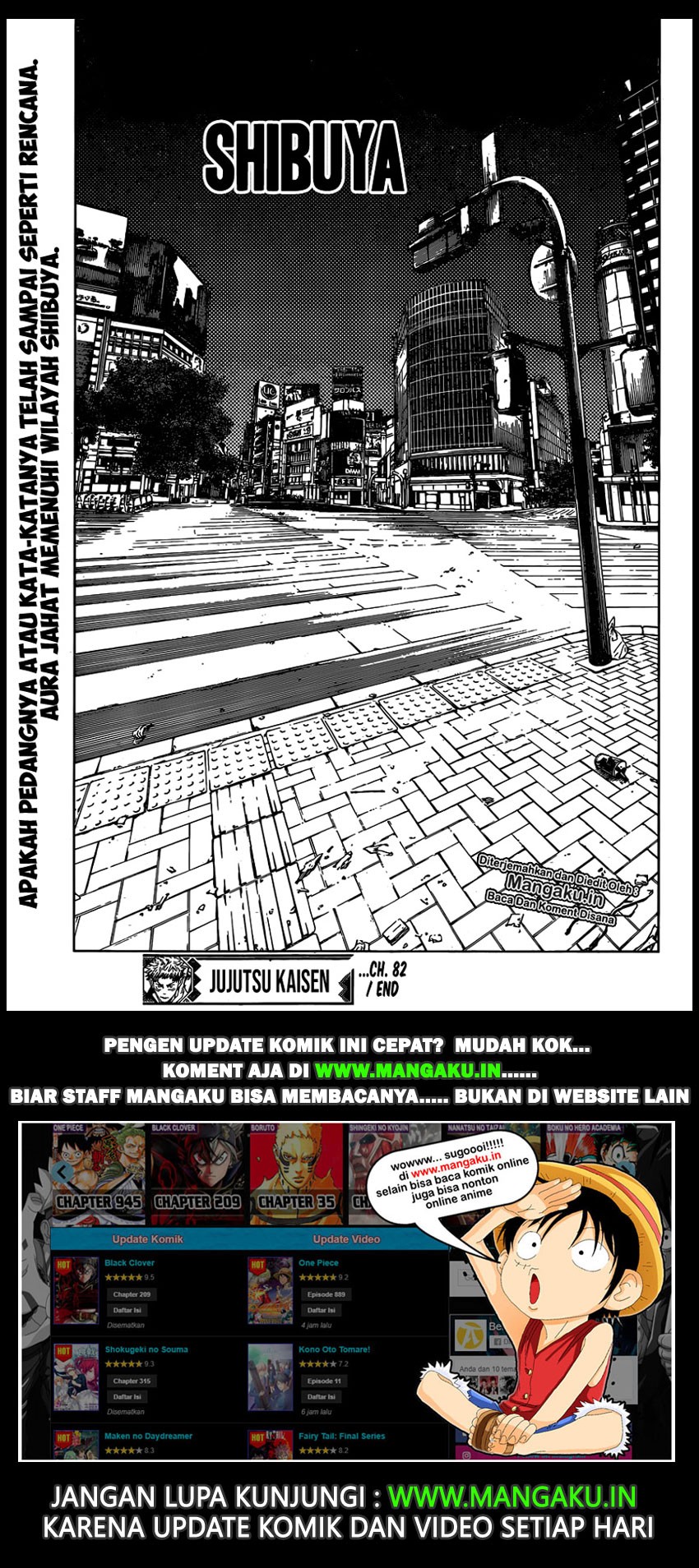 Read Jujutsu Kaisen id Manga Online