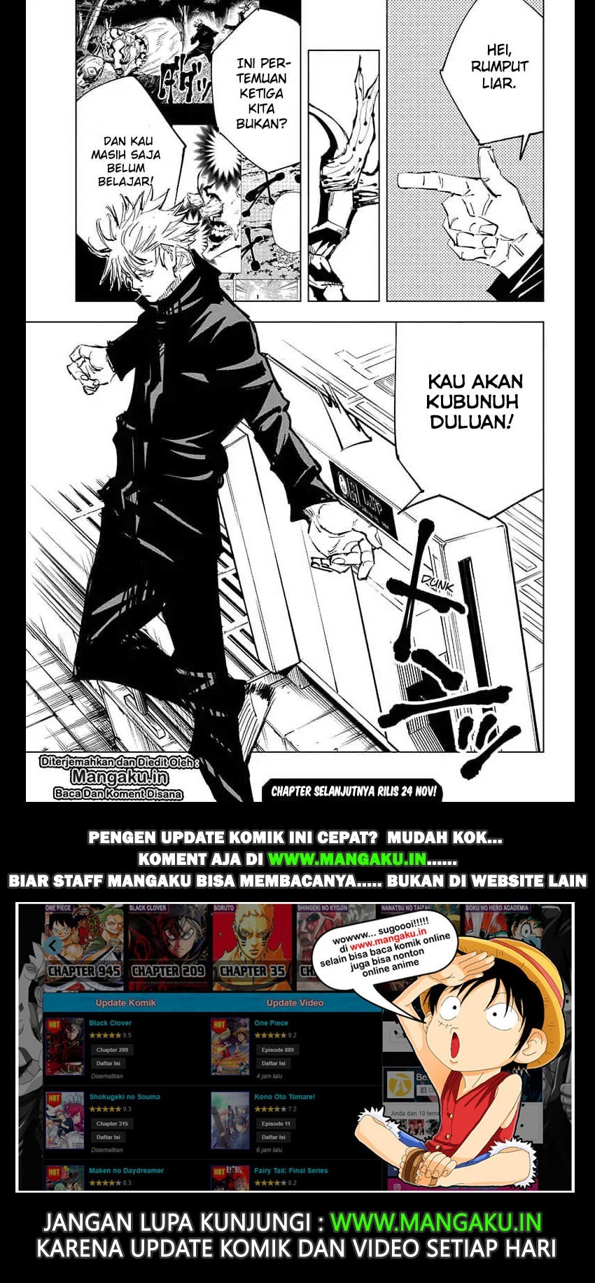 Read Jujutsu Kaisen id Manga Online