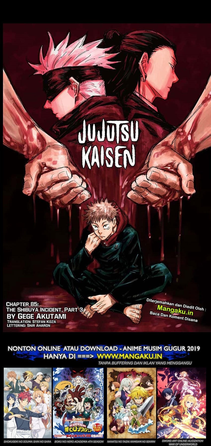 Read Jujutsu Kaisen id Manga Online