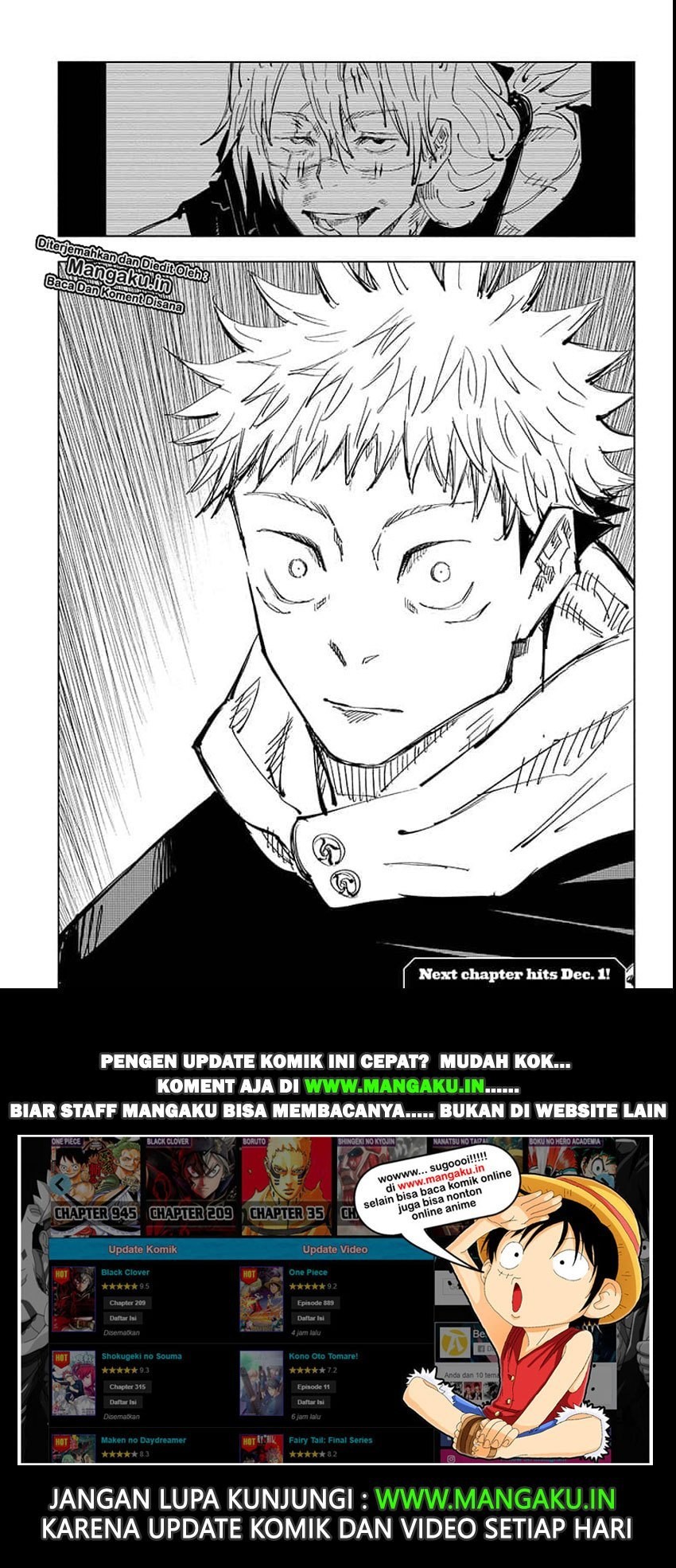 Read Jujutsu Kaisen id Manga Online