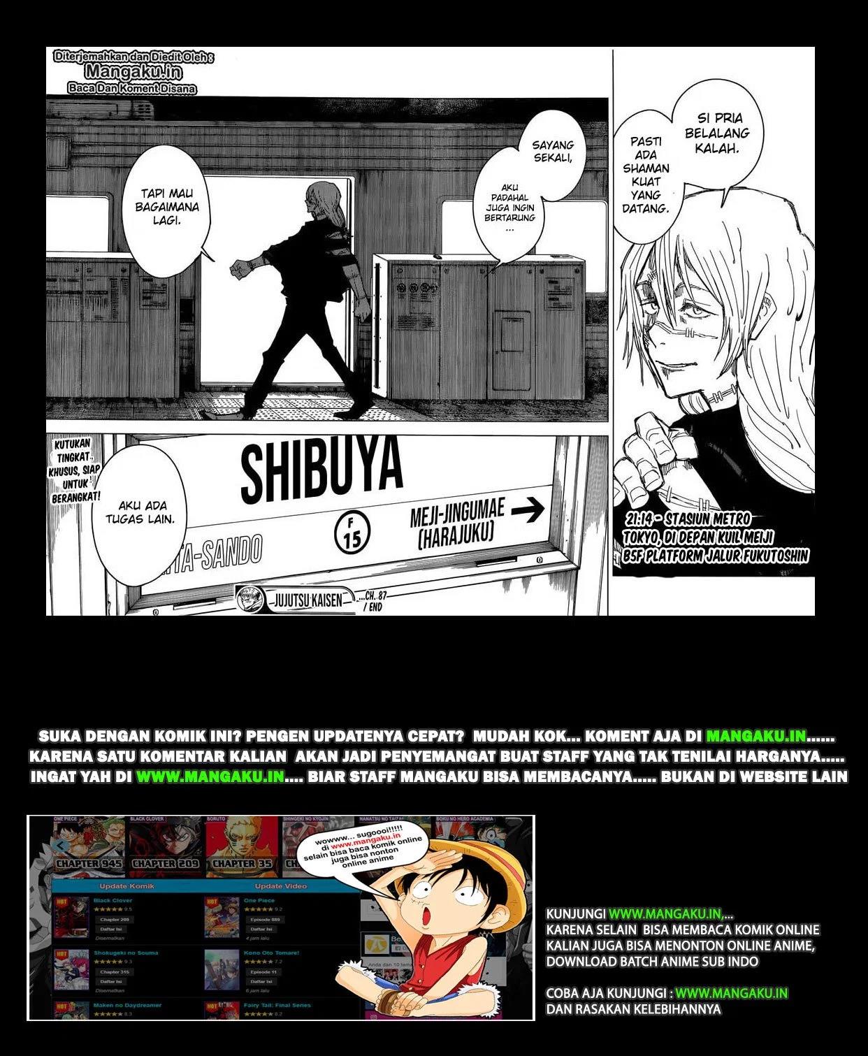 Read Jujutsu Kaisen id Manga Online