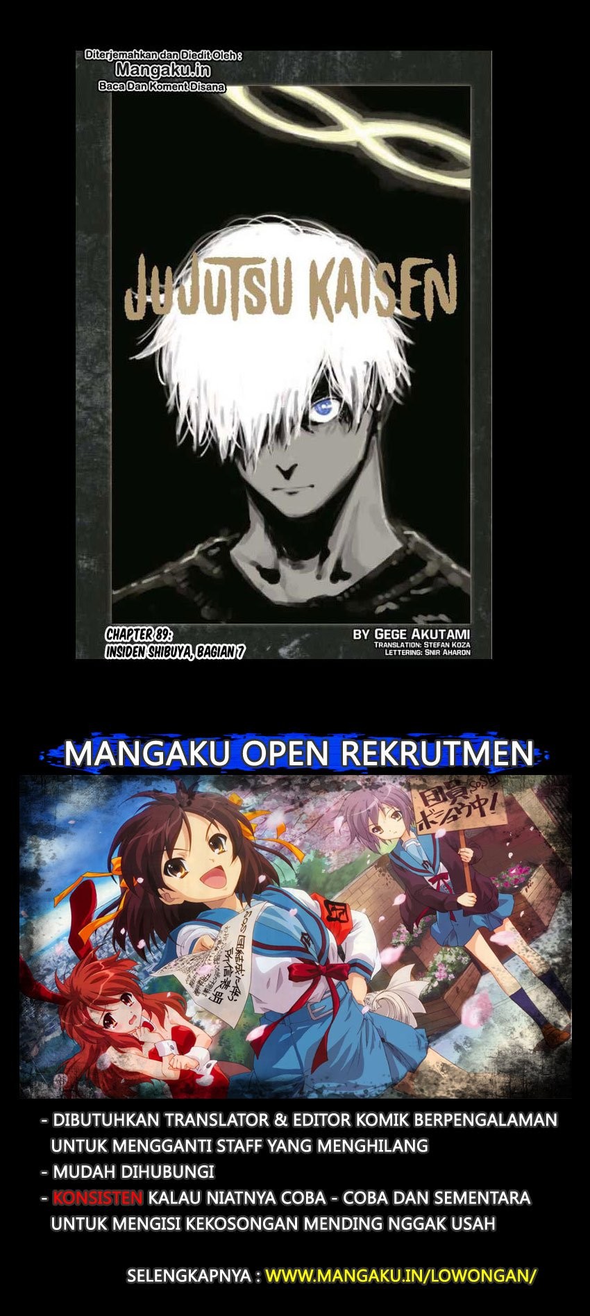 Read Jujutsu Kaisen id Manga Online