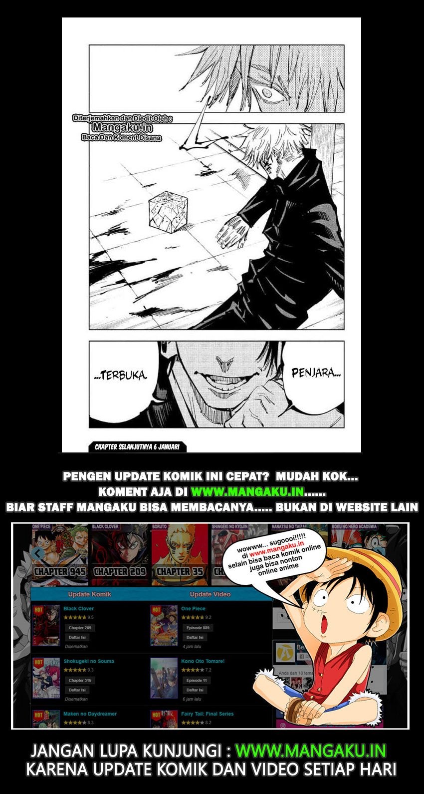 Read Jujutsu Kaisen id Manga Online
