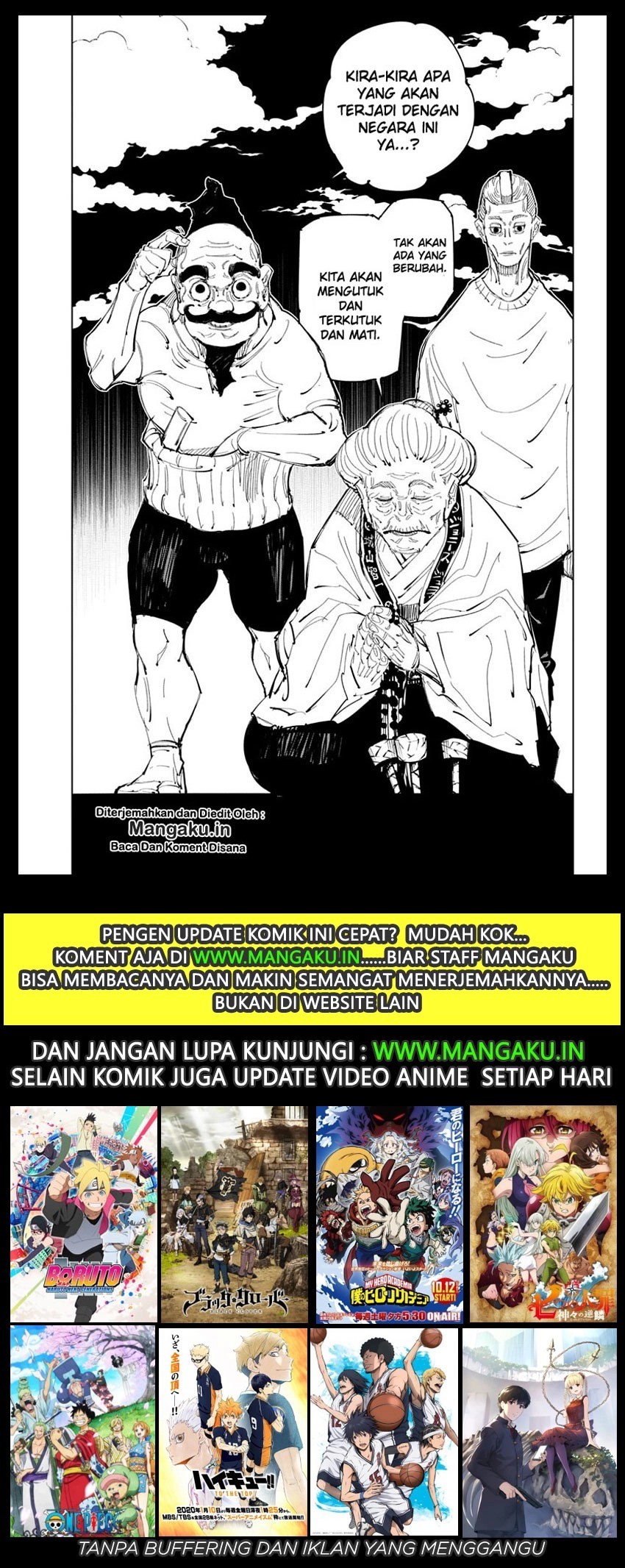 Read Jujutsu Kaisen id Manga Online
