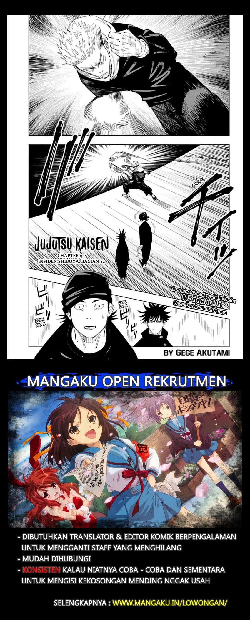 Read Jujutsu Kaisen id Manga Online