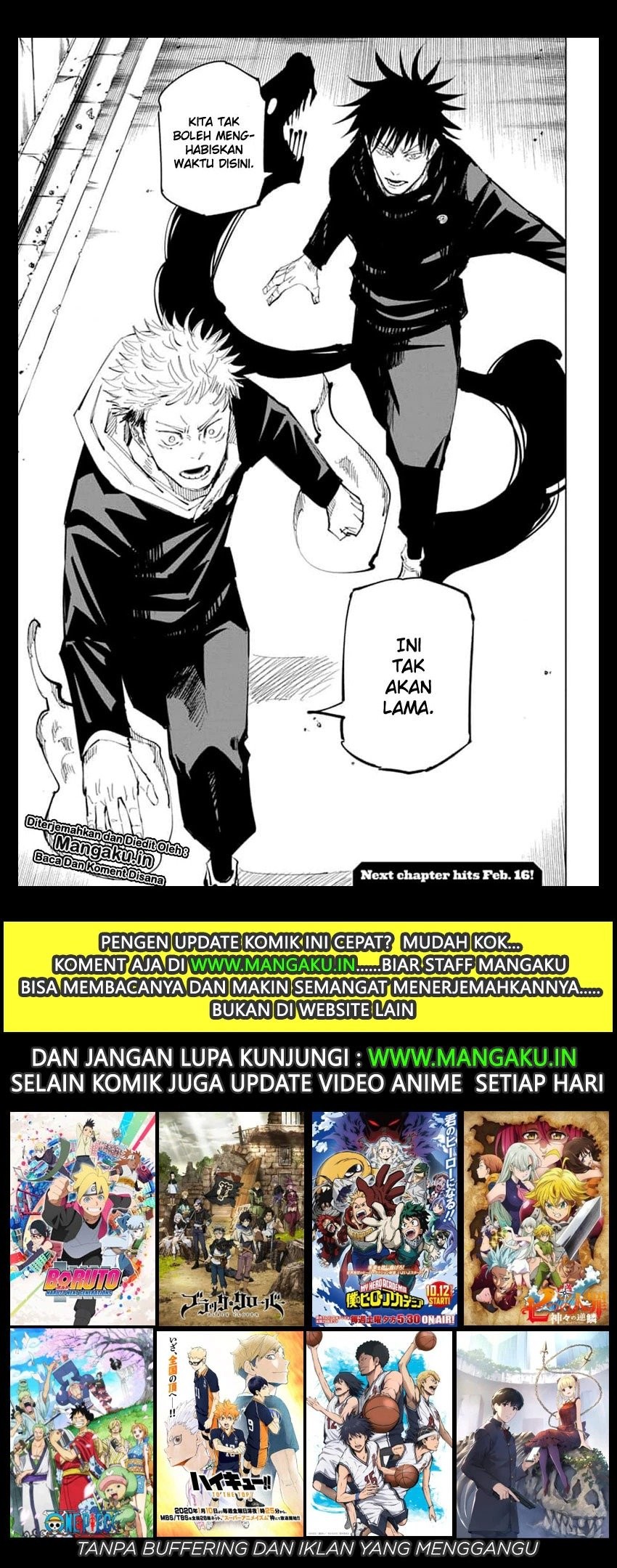 Read Jujutsu Kaisen id Manga Online