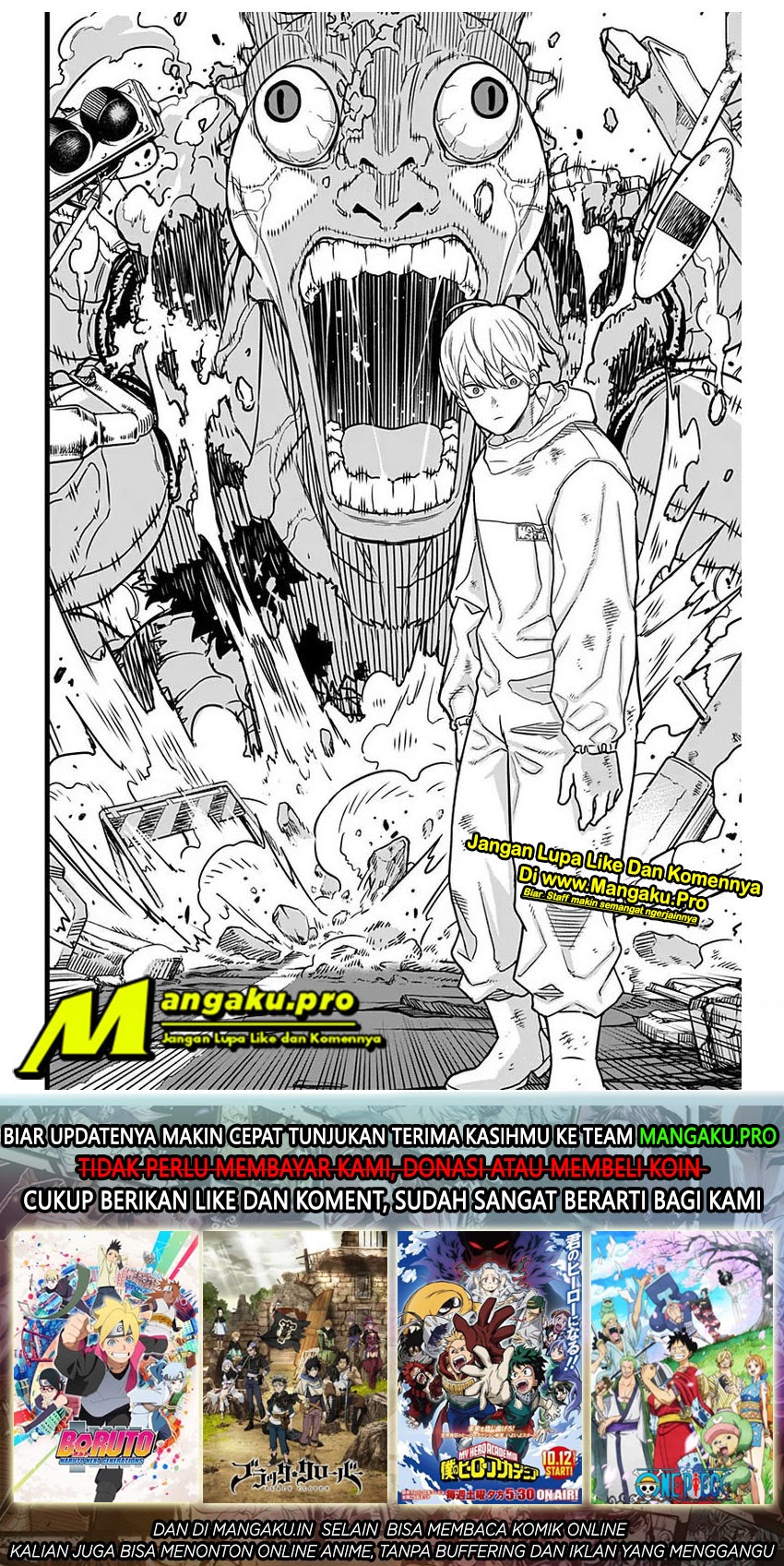Read Kaiju No 8 id Manga Online