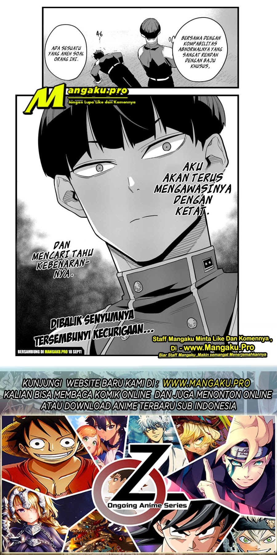 Read Kaiju No 8 id Manga Online