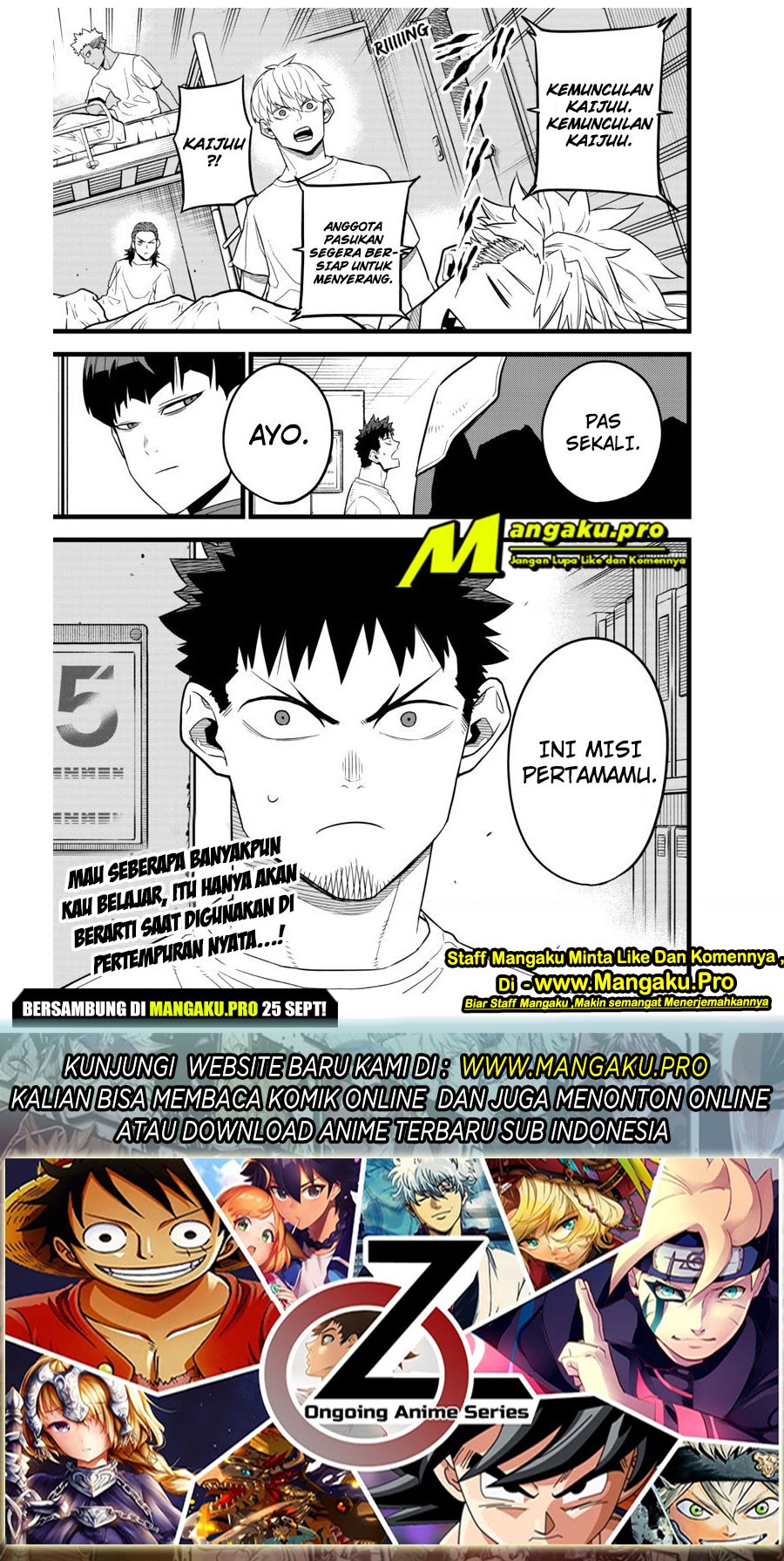 Read Kaiju No 8 id Manga Online