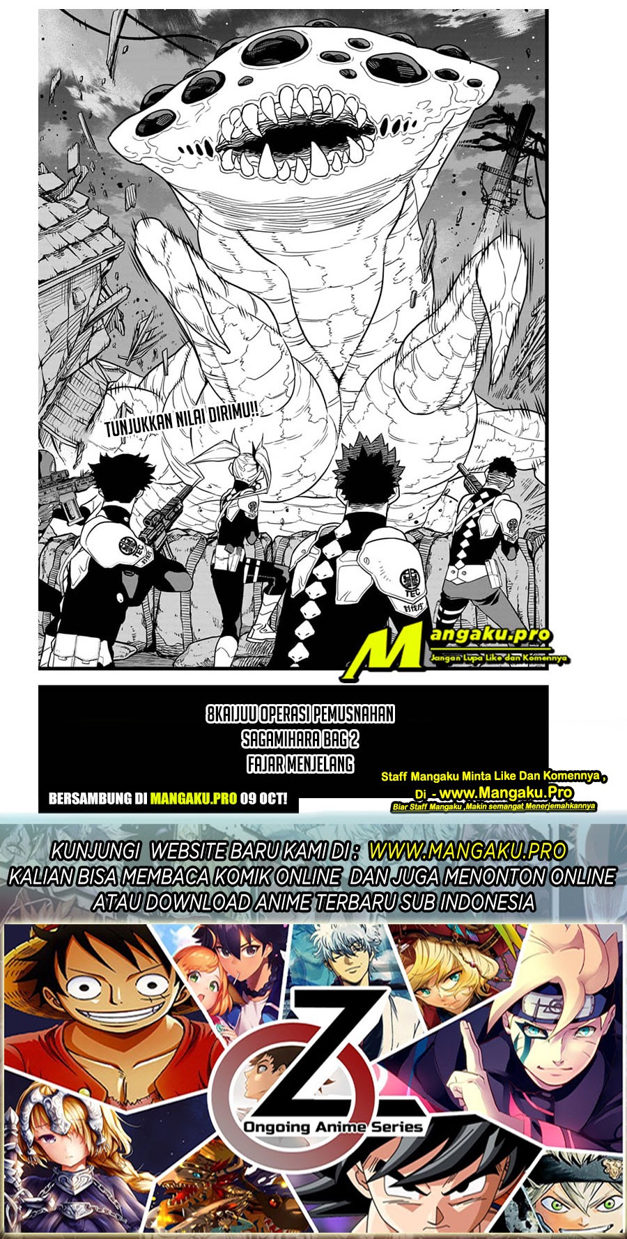 Read Kaiju No 8 id Manga Online