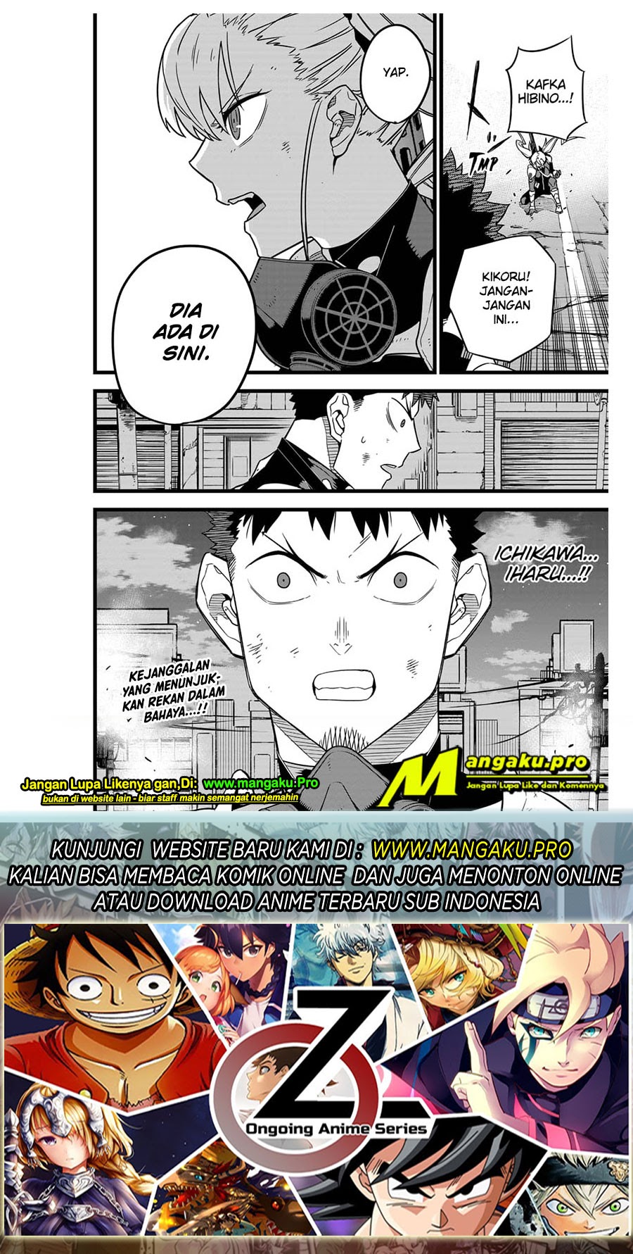 Read Kaiju No 8 id Manga Online