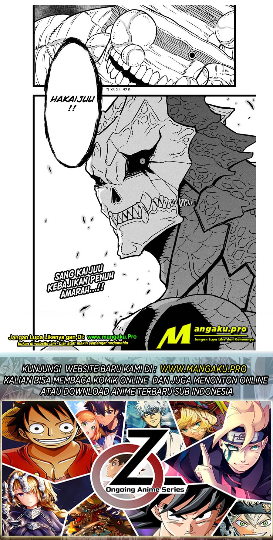 Read Kaiju No 8 id Manga Online