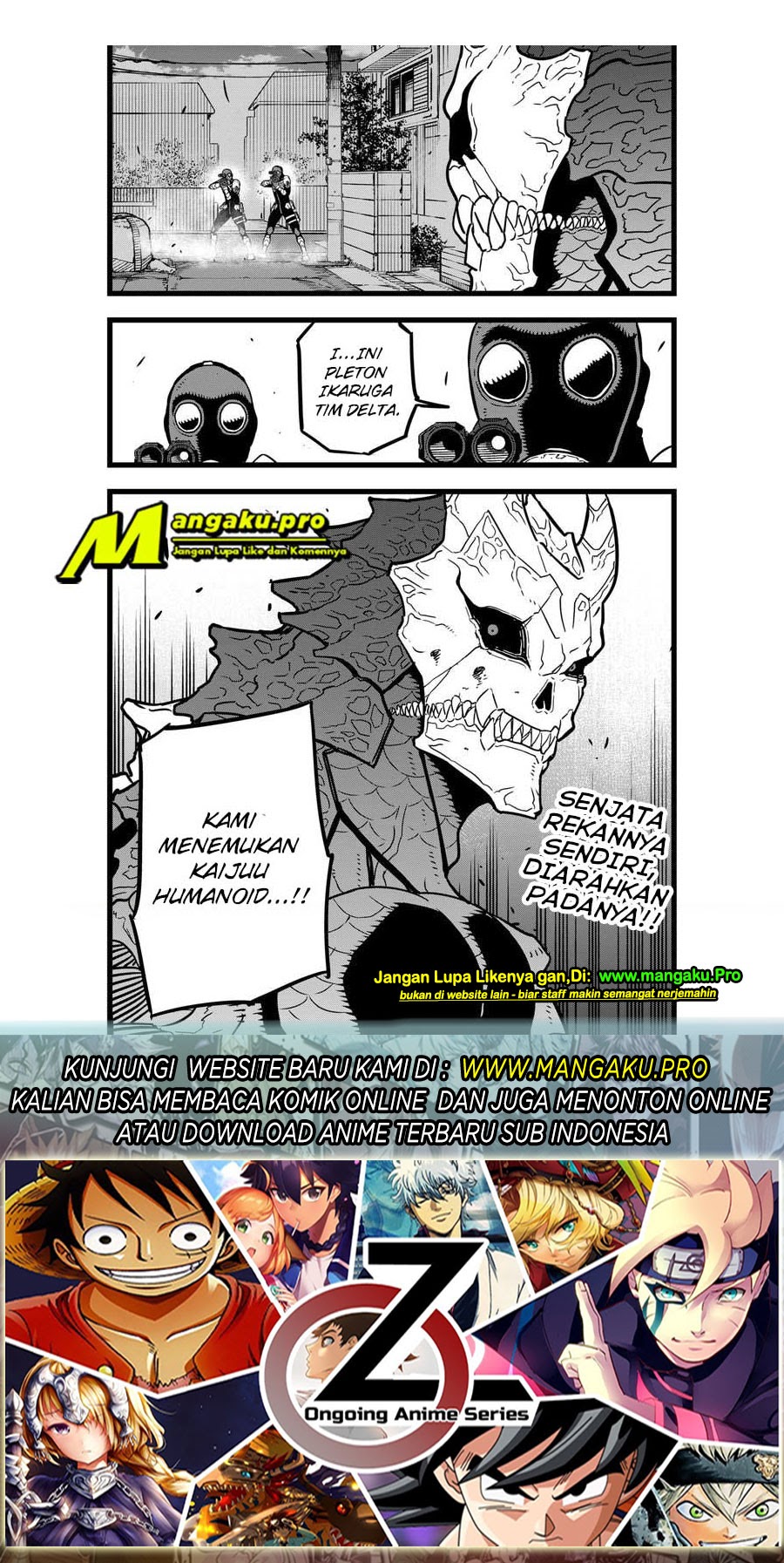 Read Kaiju No 8 id Manga Online