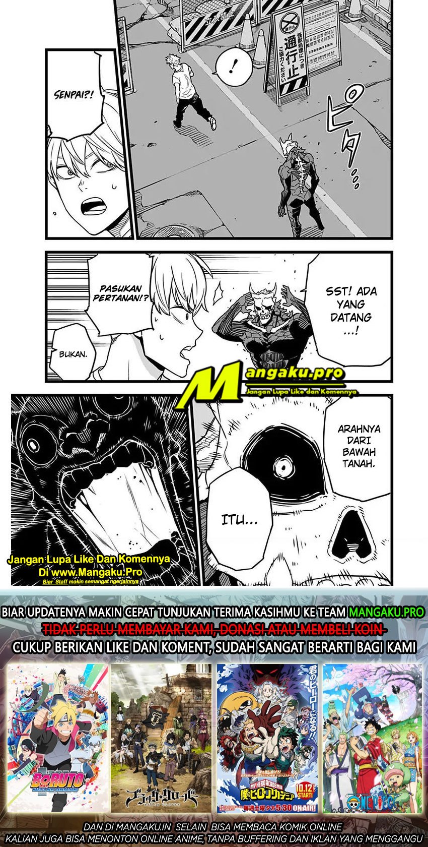 Read Kaiju No 8 id Manga Online