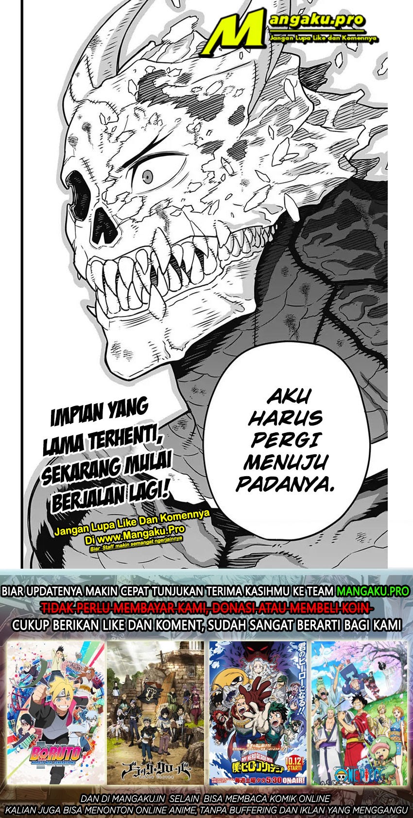 Read Kaiju No 8 id Manga Online