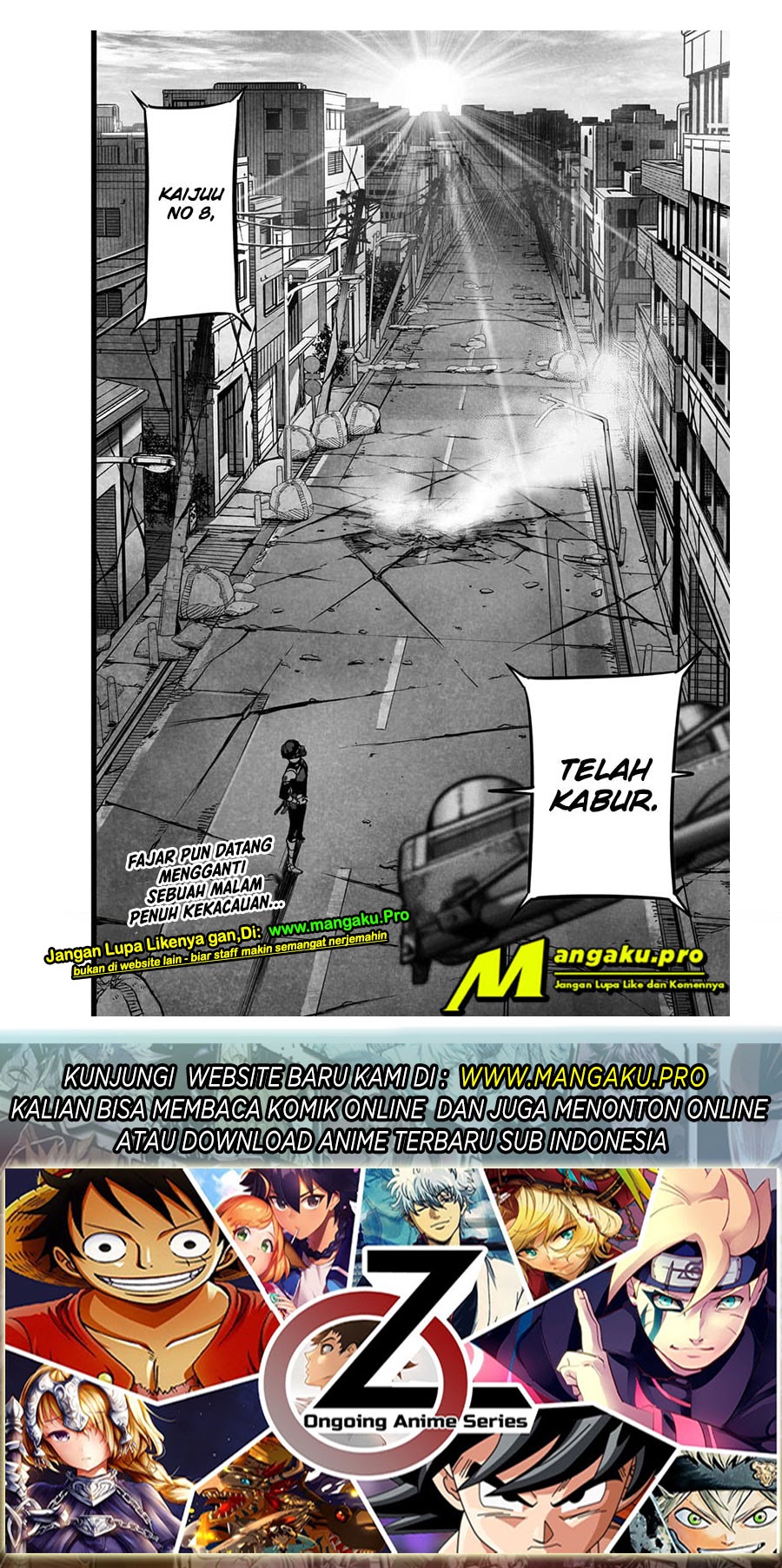 Read Kaiju No 8 id Manga Online