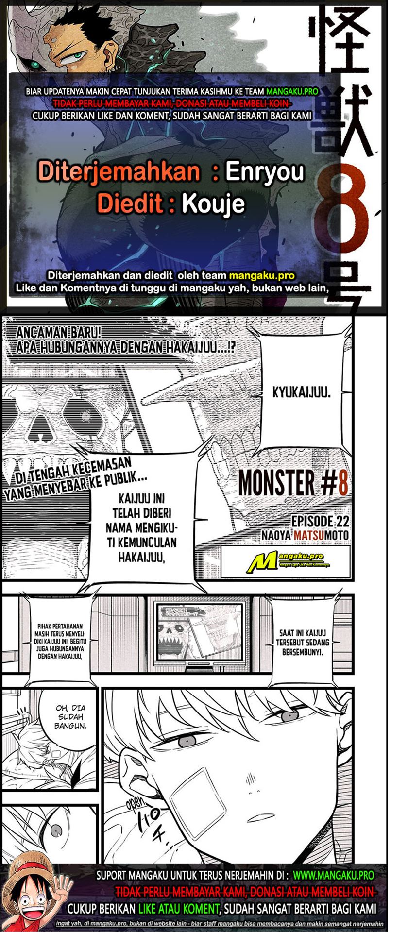 Read Kaiju No 8 id Manga Online