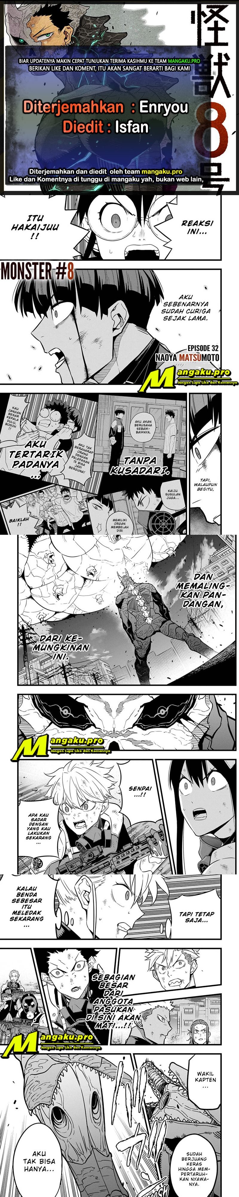 Read Kaiju No 8 id Manga Online