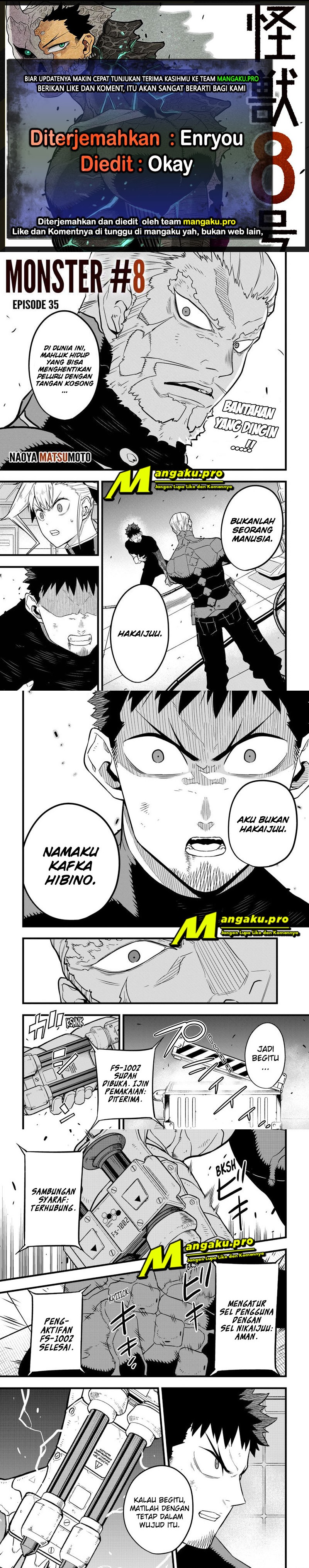 Read Kaiju No 8 id Manga Online