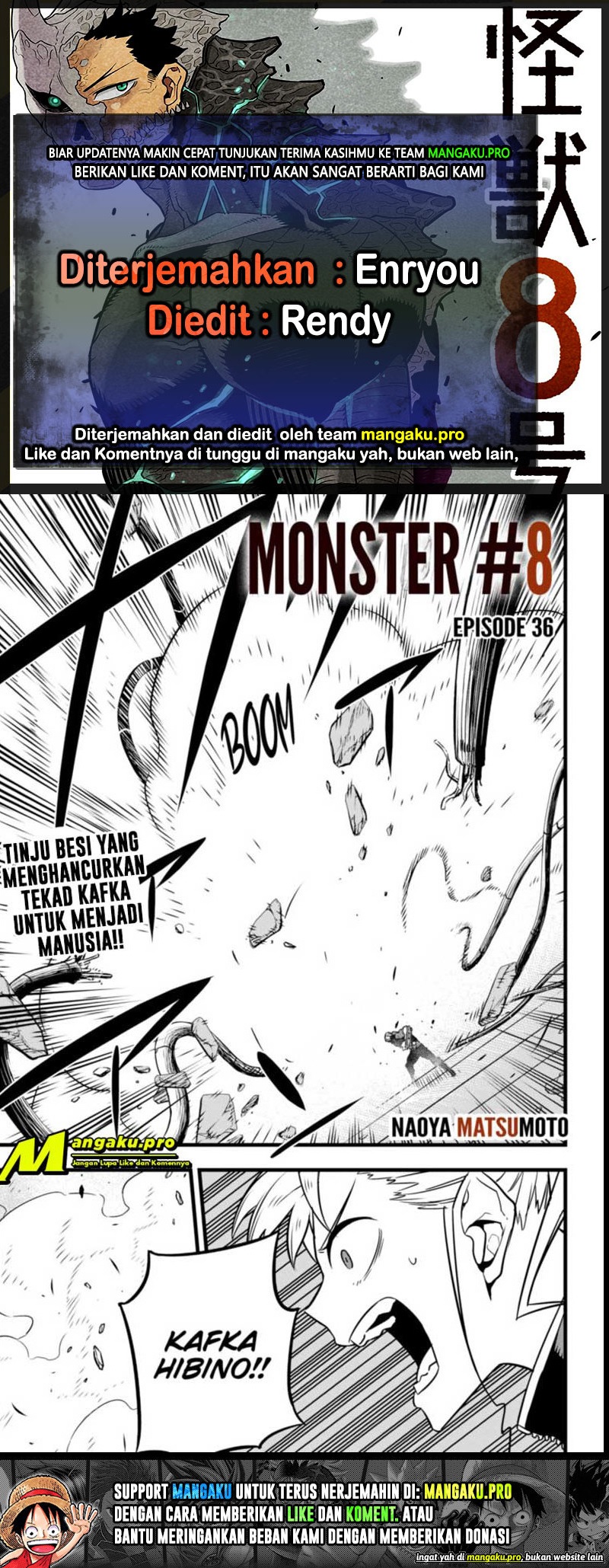 Read Kaiju No 8 id Manga Online