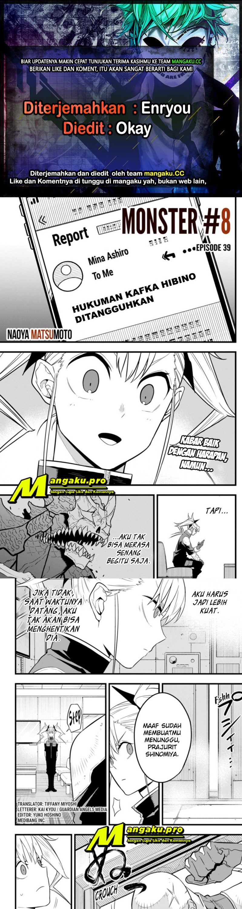 Read Kaiju No 8 id Manga Online
