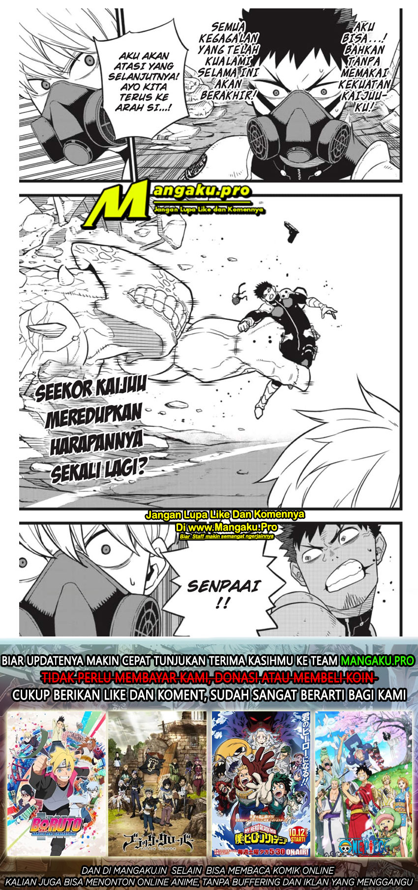 Read Kaiju No 8 id Manga Online