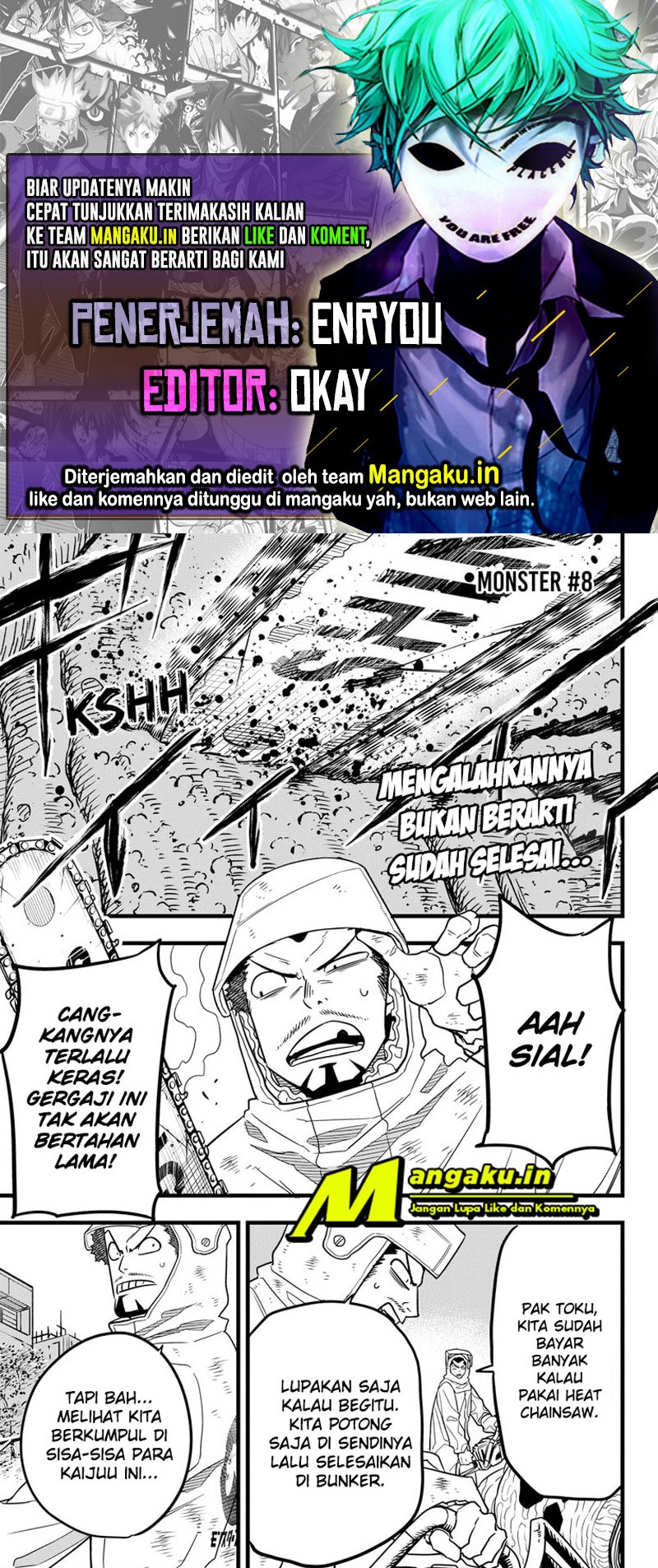 Read Kaiju No 8 id Manga Online