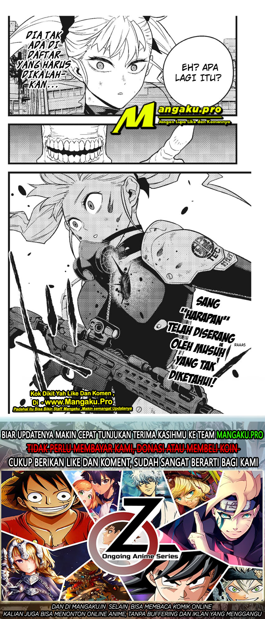 Read Kaiju No 8 id Manga Online