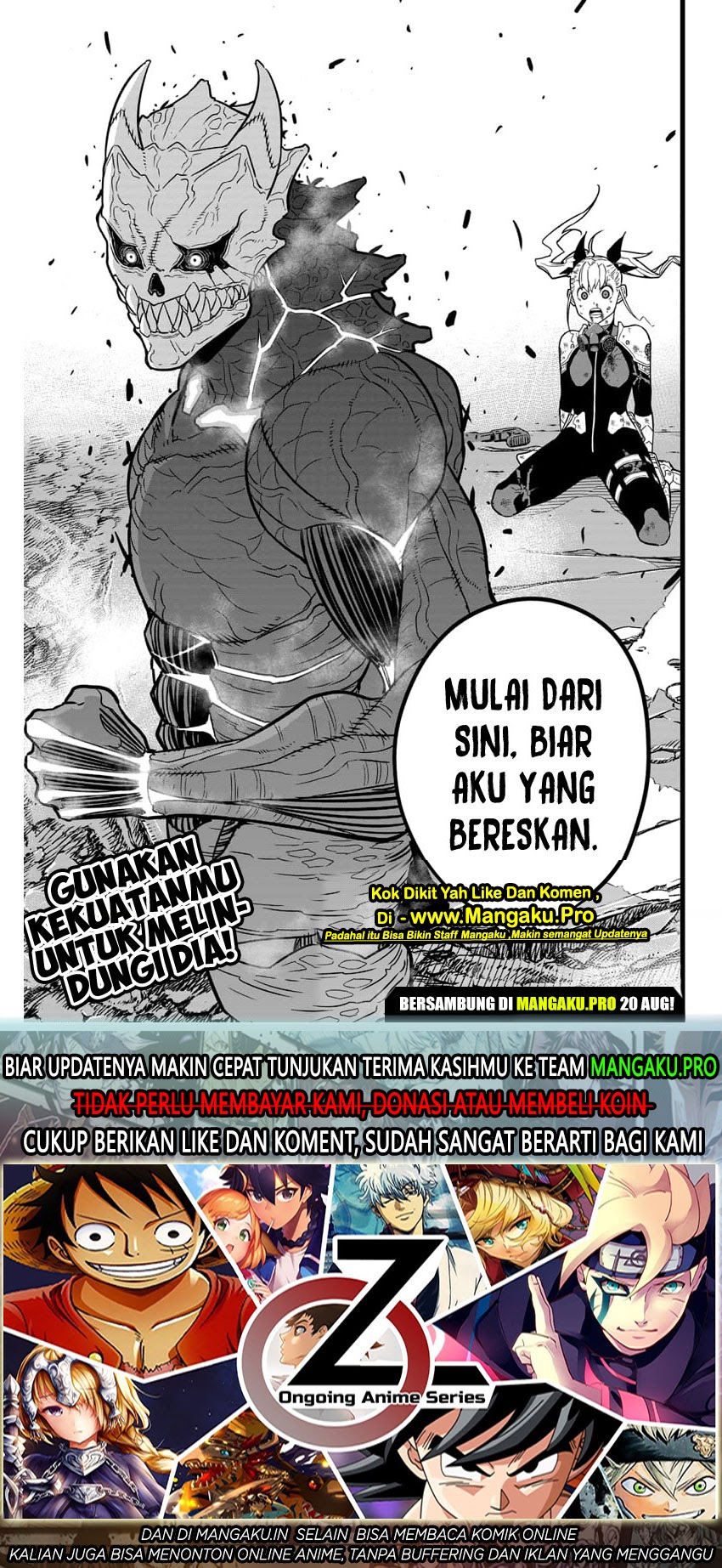 Read Kaiju No 8 id Manga Online