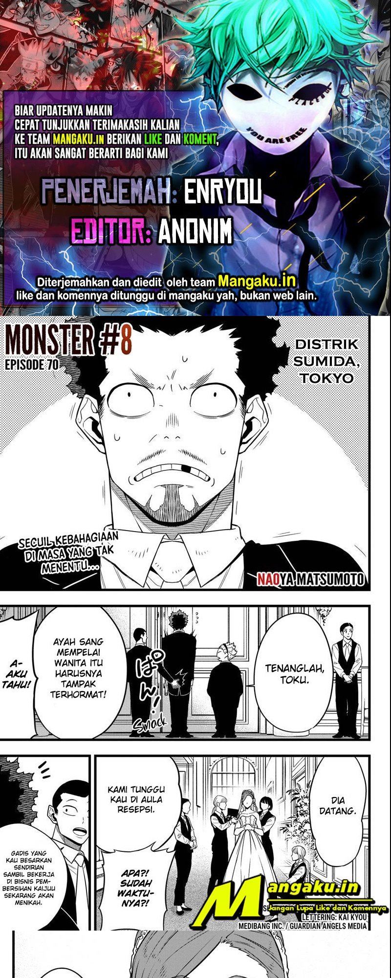 Read Kaiju No 8 id Manga Online