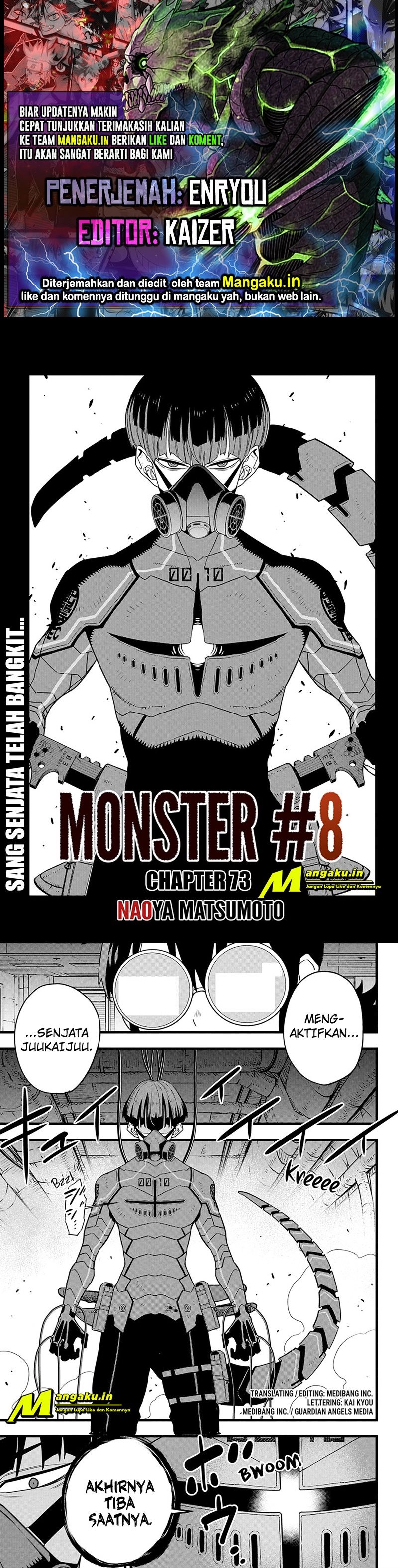 Read Kaiju No 8 id Manga Online