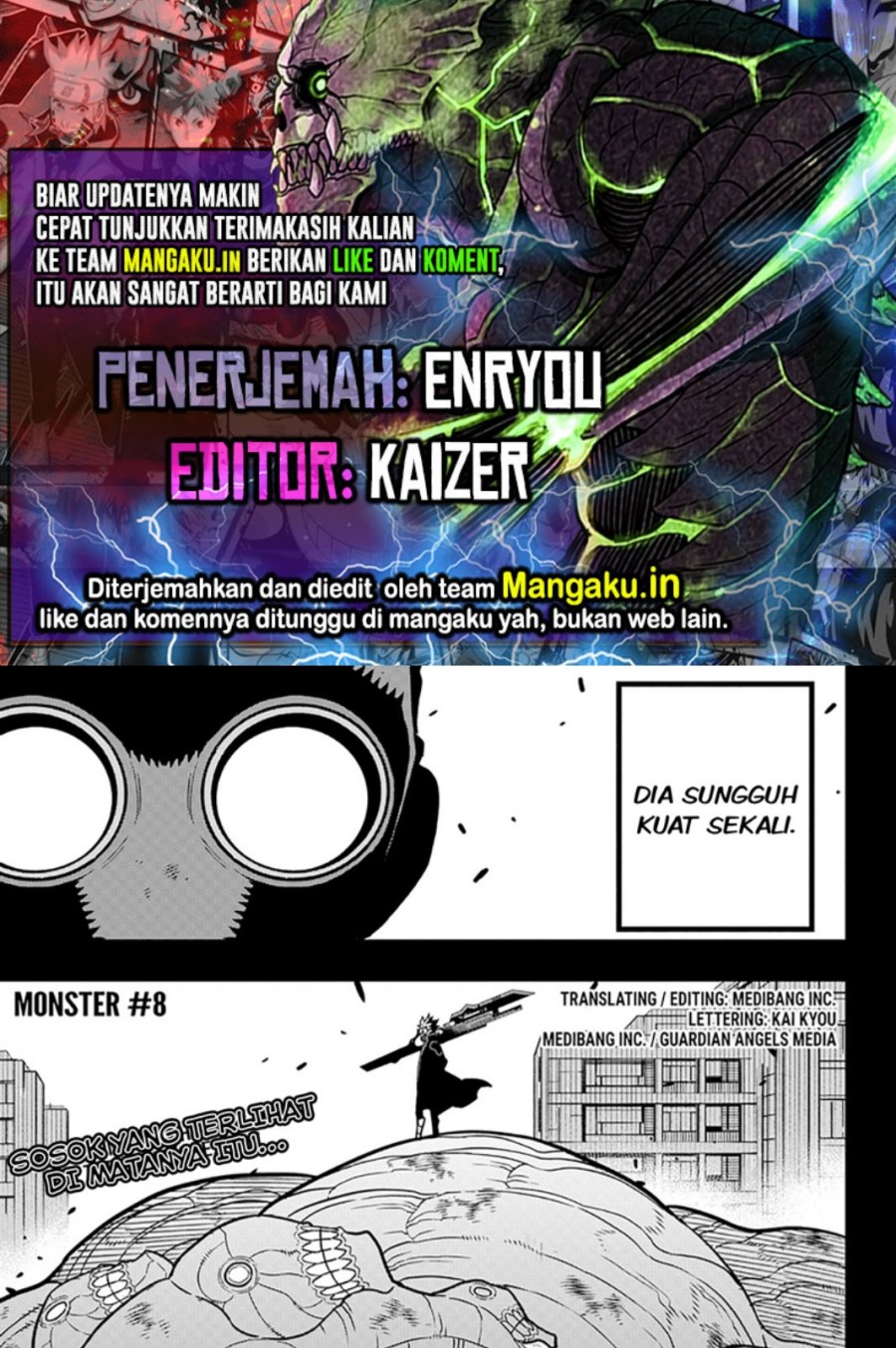 Read Kaiju No 8 id Manga Online